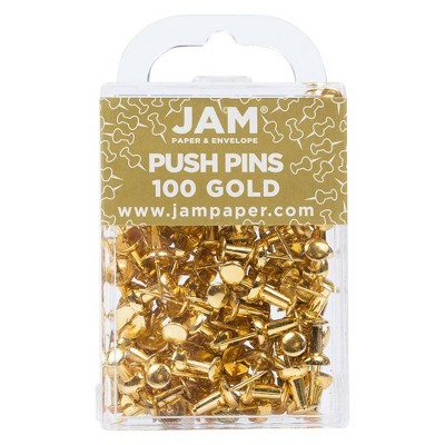 JAM Paper 100pk Colorful Push Pins