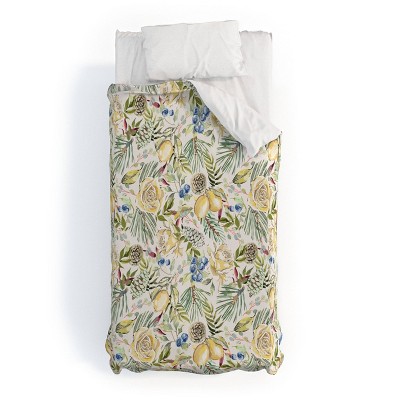 Deny Designs Marta Barragan Camarasa Colorful Autumn Fall Bedspread Bedding Set