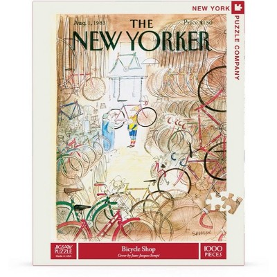 New York Puzzle Company Bicycle Shop 1000 Piece Puzzle