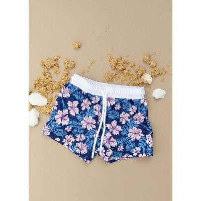 Twilight Blossoms | Swim Shorts | Charlie Lou Baby