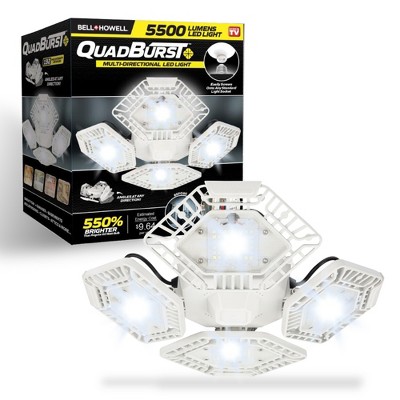Bell + Howell Quadburst 5500 Lumens Multi-Directional LED Ceiling Light