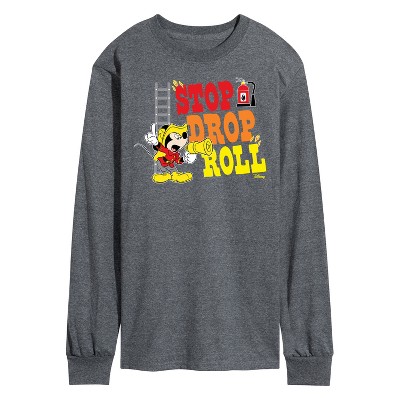 Men's - Disney - Firefighter Mickey Long Sleeve Graphic T-Shirt