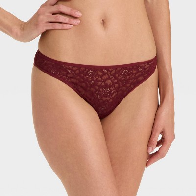 Women's Rose Lace Cheeky Underwear - Auden™