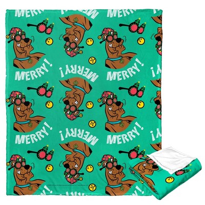 Warner Bros. Scooby-Doo Merry Silk Touch Throw Blanket 50x60 Inches