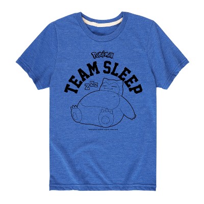 Boys' - Pokémon - Snorlax Team Sleep Short Sleeve Graphic T-Shirt