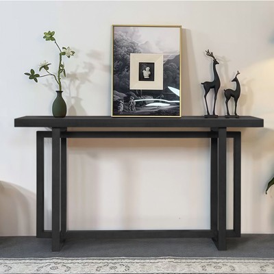 Kumasinova 59" Narrow Console Table,MDF Entryway Table with Space-Saving Design,Entry Table for Living Room&Hallway,Living Room Furniture