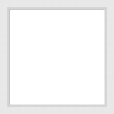 Amanti Art Blanco White Framed Dry Erase Magnetic Board