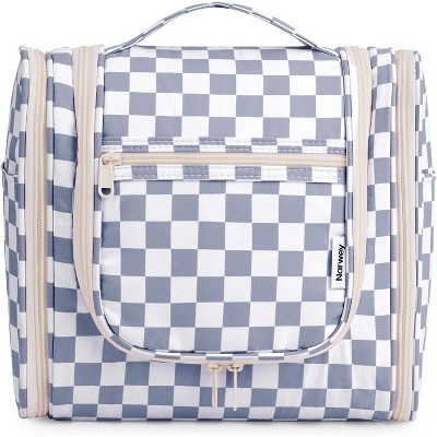 Narwey Checked Hanging Travel Toiletry Bag , Travel Bag for Toiletries