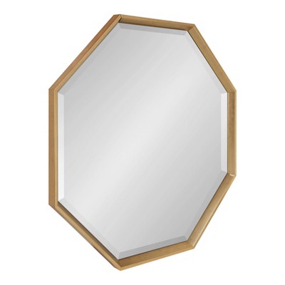 Calder Octagon Wall Mirror Gold - Kate & Laurel All Things Decor