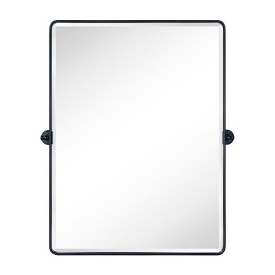 TEHOME Woodvale Rectangular Metal Framed Wall Mounted Bathroom Vanity Mirror