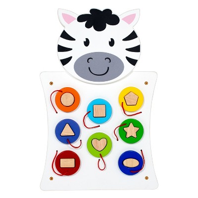 Learning Advantage® Zebra Activity Wall Panel - Toddler Activity Center