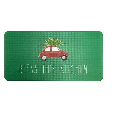 Rae Dunn by Designstyles "Bless This Kitchen" Mat, Beautiful Home Decor, Perfect in any Space