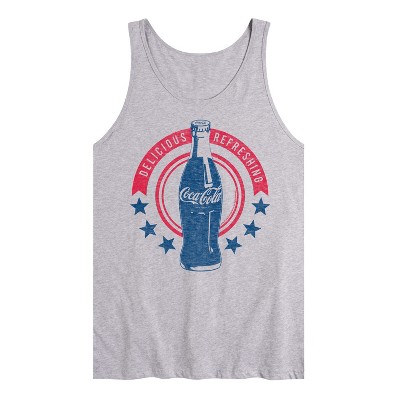 Men's - Coca-Cola - Stars Delicious Refreshing Graphic Tank Top