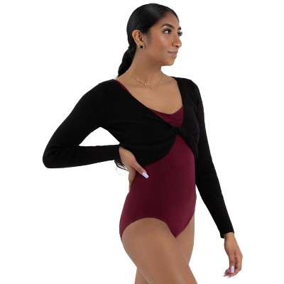 Capezio Women's Shrug with Faux Knot
