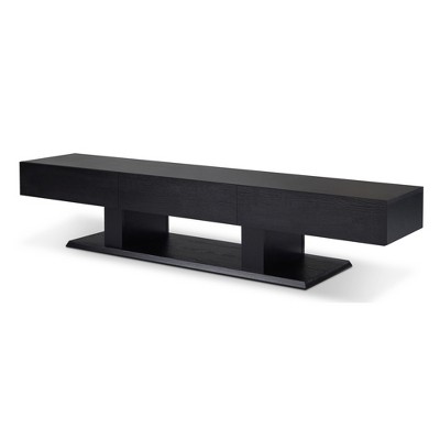 70.5" Wood Composite TV Stand with 3 Drawers, Rectangular Design and Sturdy Double Pedestal Base for TVs up to 50 Inches