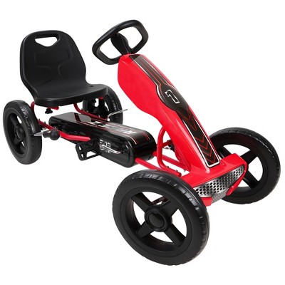 Race Z Pedal Kids Go Kart, Red