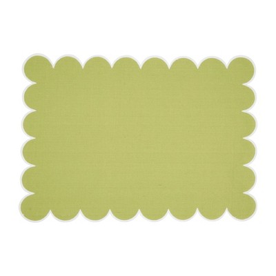 Saro Lifestyle Scalloped Hem Placemat (Set of 4)