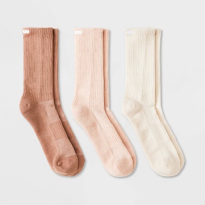 Pair of Thieves Men's Neutral Crew Socks 3pk - 6-12