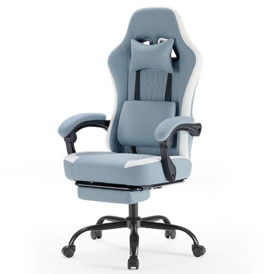 SEVOBAL Office Chair Desk Chair Computer Chair Office Chairs with Lumbar Support Swivel Rolling Easy Assembly Home Gift, Blue, 25.2"*25.4"*48.4"