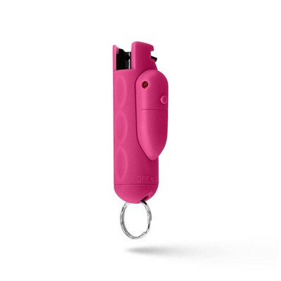 Guard Dog Security AccuFire 2 Pepper Spray with Laser Assist SnapShot Release 16' Distance Pink: Pepper Gel for Women, Camping