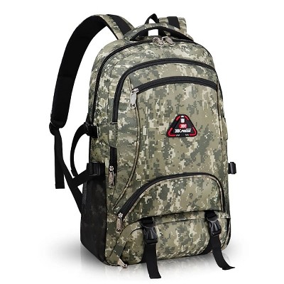 New York XPress BP-8023 Camping Hiking, Large 40L Water-Resistant Lightweight Travel Backpack 24",