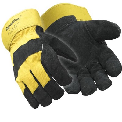 RefrigiWear Cowhide Canvas Insulated Gloves - Durable, Warm, and Comfortable
