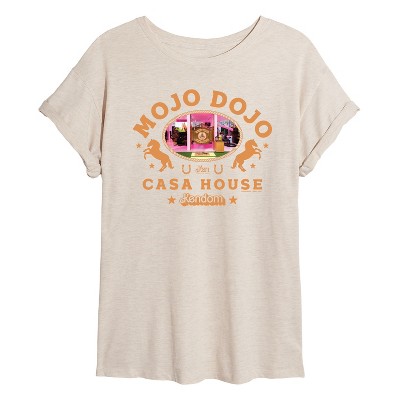 Women's - Barbie - Mojo Dojo Casa House West Oversized Graphic T-Shirt