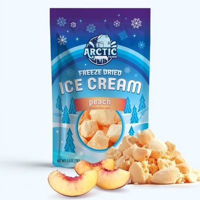 Arctic Farms Freeze Dried Ice Cream That Does Not Melt (Bits) (Peach)