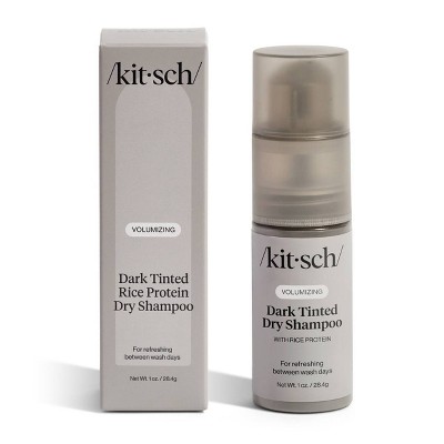 Kitsch Volumizing Rice Protein Dry Shampoo - Dark Tinted - 1oz