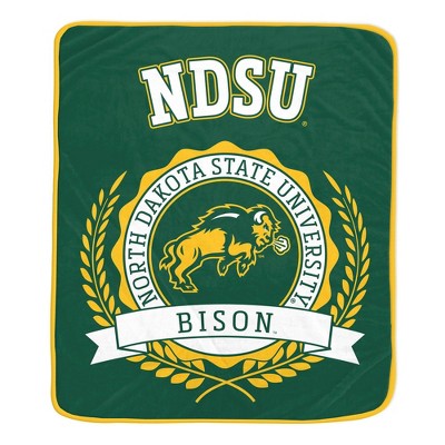 NCAA North Dakota State Bison Crest Ultra Soft Blanket
