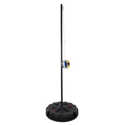Toy Time Portable Tetherball Complete Outdoor Game Set with Base, Ball, Pump, Cord & Stakes