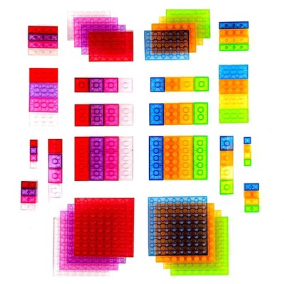 Strictly Briks Toy Building Block Starter Kit For Kids, Clear Colors, 1008 Pieces, 100% Compatible with All Major Brick Brands
