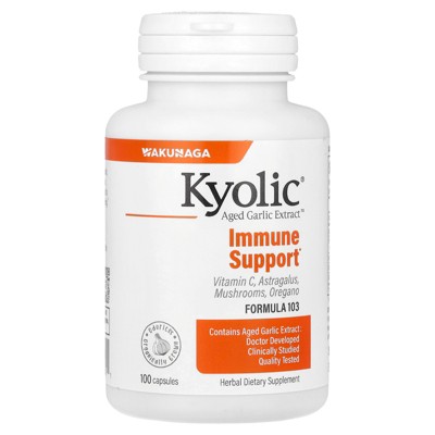 Kyolic Aged Garlic Extract™, Immune Support, Formula 103, 100 Capsules