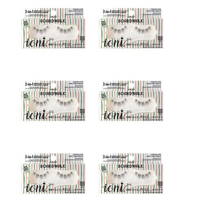 IONI Lash BOARDWALK 2-in-1 Cluster Lite_Clear Band  (Pack of 6)