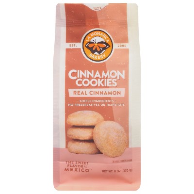 La Monarca Bakery Cookies Cinnamon - 6 oz (Pack of 8)
