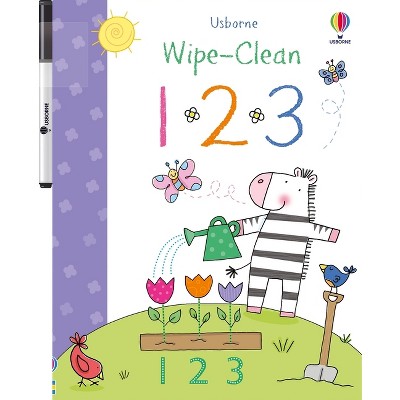 Wipe-Clean 123 - by  Jessica Greenwell (Paperback)