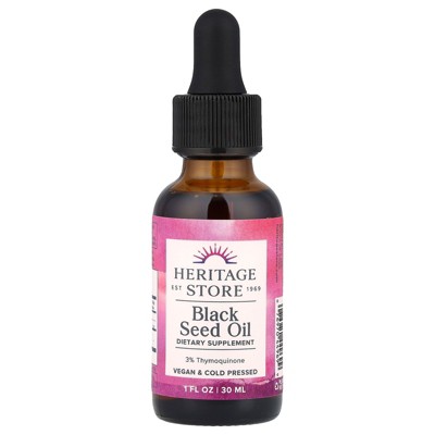 Heritage Store Black Seed Oil, 1 fl oz (30 ml)