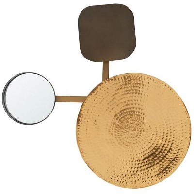 Olosa Decorative Mirror - 17" x 16" - WDC1030 - Antique Brass - Safavieh