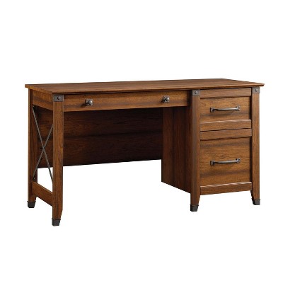 HomeStock Carson Forge Writing Desk Brown – 5-Year Warranty – 22.64"D x 53.19"W x 29.75"H