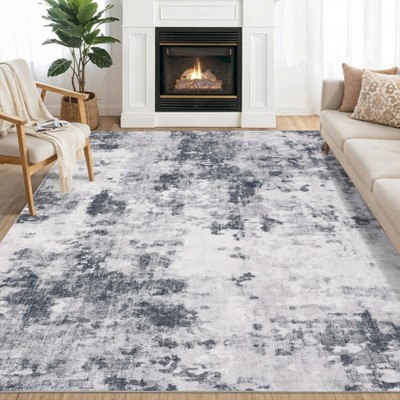 Modern Rug Non-Slip Abstract Accent Carpet