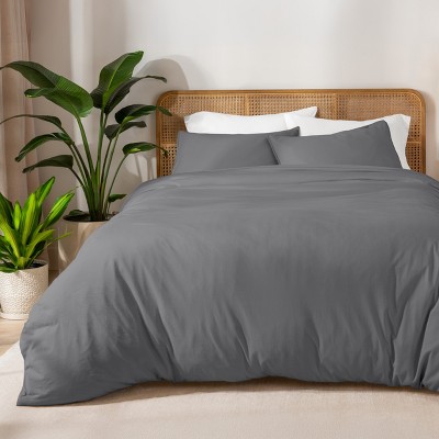 Organic Cotton Jersey Duvet Cover Set by Bare Home