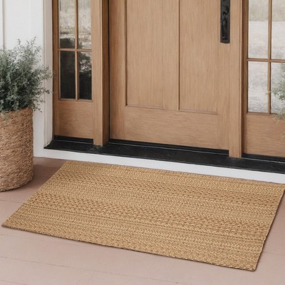 BAGOKIE Non-Slip Boho Indoor Mat Machine Washable Area Rug