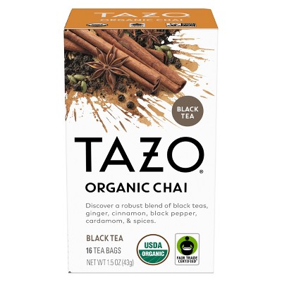 Tazo  Organic Chai Black Tea - 16ct