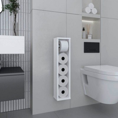Bali 28" Toilet Paper Holder with Shelf Organizer