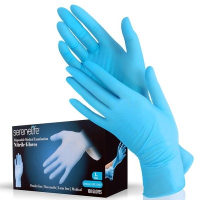 SereneLife Soft Industrial Gloves - Flexible, Puncture Resistant, Comfortable