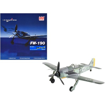 Focke-Wulf Fw 190A-3 Fighter Aircraft "World War II" German Luftwaffe "Air Power Series" 1/48 Diecast Model by Hobby Master