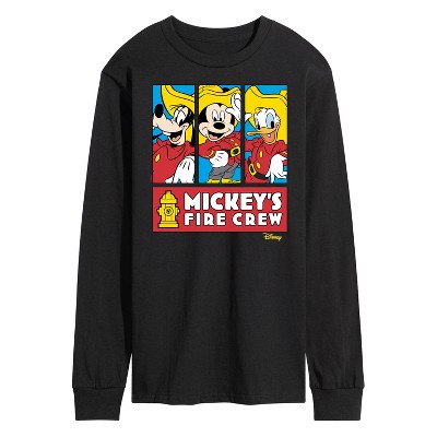 Men's - Disney - Firefighter Mickey & Friends Long Sleeve Graphic T-Shirt