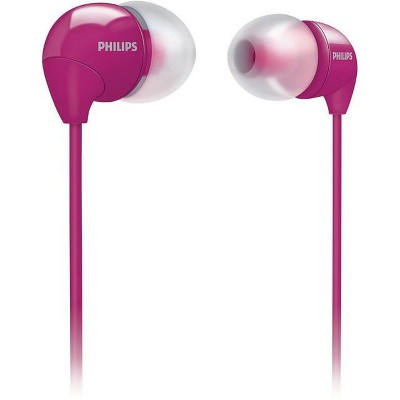 PHILIPS Wired Earbuds with Microphone- Noise-Isolating Tips, Clear sound, 3.5mm Jack - Black