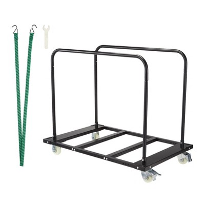 Folding Table Cart, 45.28 x 29.14 Inch Heavy Duty Drywall Sheet Cart Handling Wall Panel, 1500 LBS Panel Dolly Truck