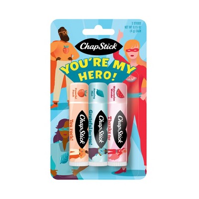 Chapstick You Are My Hero Lip Balm - 3ct/0.45oz